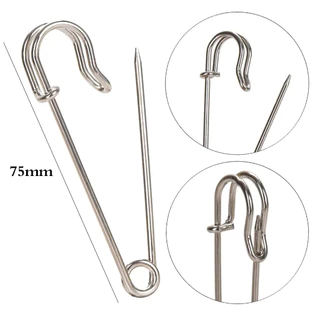 20 ชิ้นความปลอดภัยขนาดใหญ่ Pins ผ้าห่ม Pins จำนวนมากเหล็กสปริงล็อค Pins ผ้าห่มหัตถกรรมกระโปรงรัดเข็มกลัดสำหรับการทำ