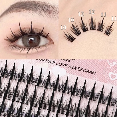 Aimeeoran Eyelash Extension Kit มีความหนาและทาได้สบาย