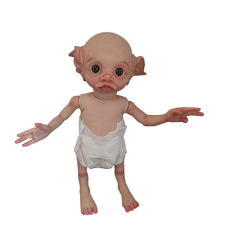 38 ซม.แล้ว สําเร็จรูป Reborn ตุ๊กตา Elf Tinky มือวาดสมจริงเหมือนจริงทารกแรกเกิดตุ๊กตา 3D ผิวโทนด้วยหลอดเลือดดําที่มองเห็นได้ Bebe Reborn ตุ๊กตาของเล่นสําหรับเด็กเด็ก