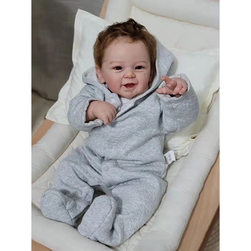 21 นิ้ว Reborn ตุ๊กตาทารก Phoenix Soft Cuddly Body Handmade เหมือนจริง Genesis หลายชั้นสีหลอดเลือดดําที่มองเห็นได้จริงตุ๊กตาเด็ก Bebe Reborn ตุ๊กตาของเล่นสําหรับเด็ก