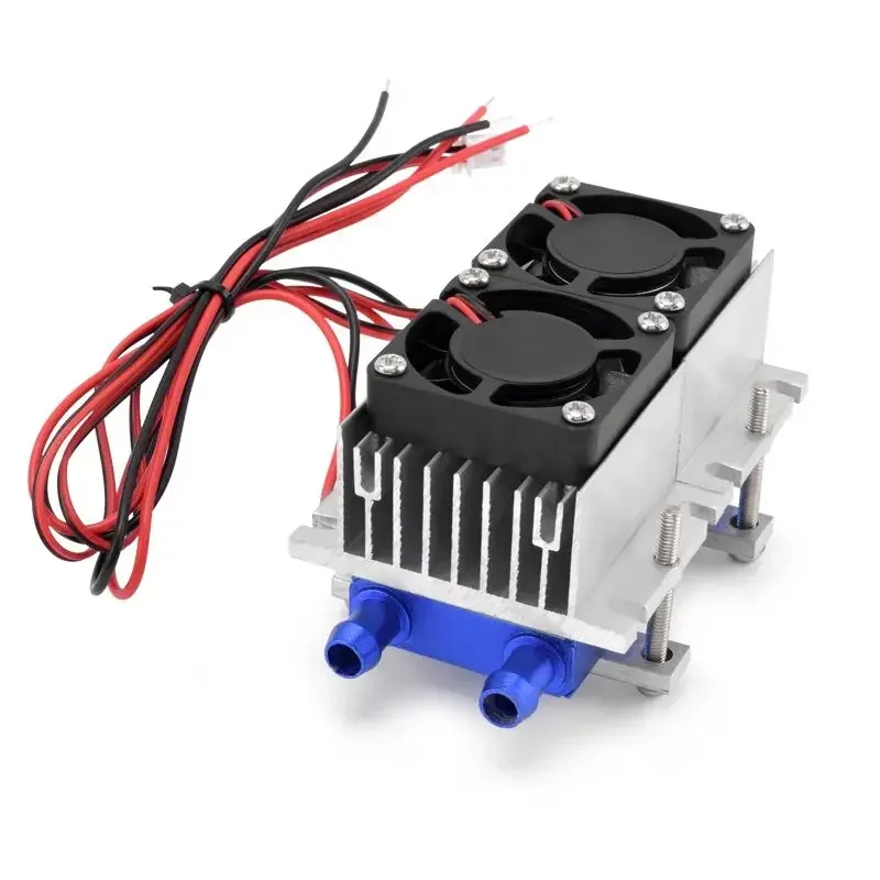 144w Thermoelectric Peltier เครื่องทําความเย็น DC 12V 15A ระบบทําความเย็นเซมิคอนดักเตอร์สําหรับโมดูลพัดลมเครื่องปรับอากาศขนาดเล็ก