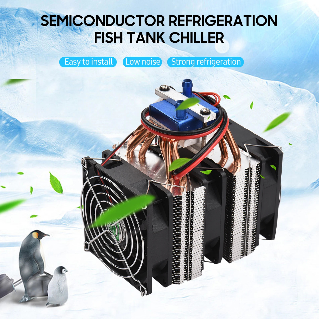 180w Semiconductor เครื่องทําความเย็นถังปลา Chiller 12V ตู้เย็น Cooling-เครื่องทําน้ํา Chiller Water