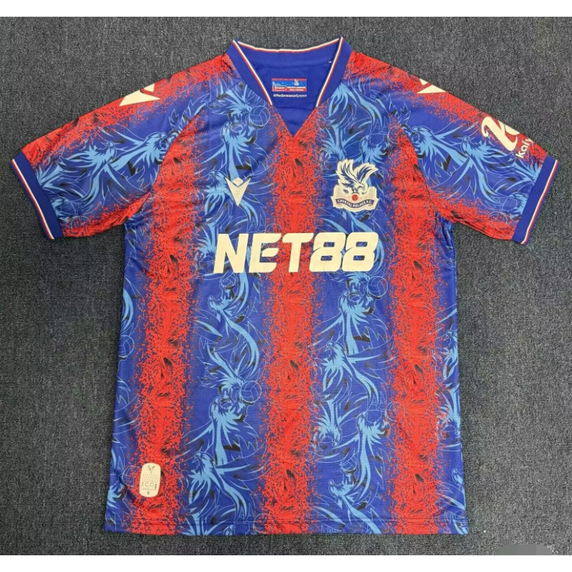 คุณภาพสูง 2024 2025 Crystal Palace Third jersey 3RD Away เสื้อฟุตบอลสามเสื้อฟุตบอลเสื้อฝึกซ้อมสําหรับผู้ชายผู้ใหญ่