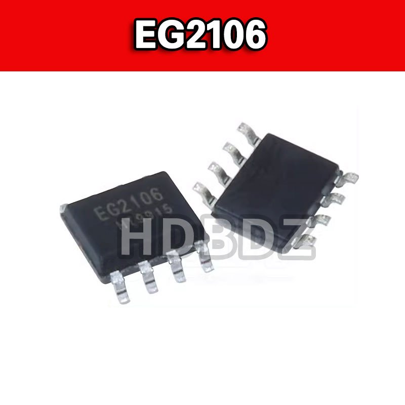 10pcs EG2106 600V SOP8 High Power MOS Tube Grille Extreme Drive Chip IC SMD