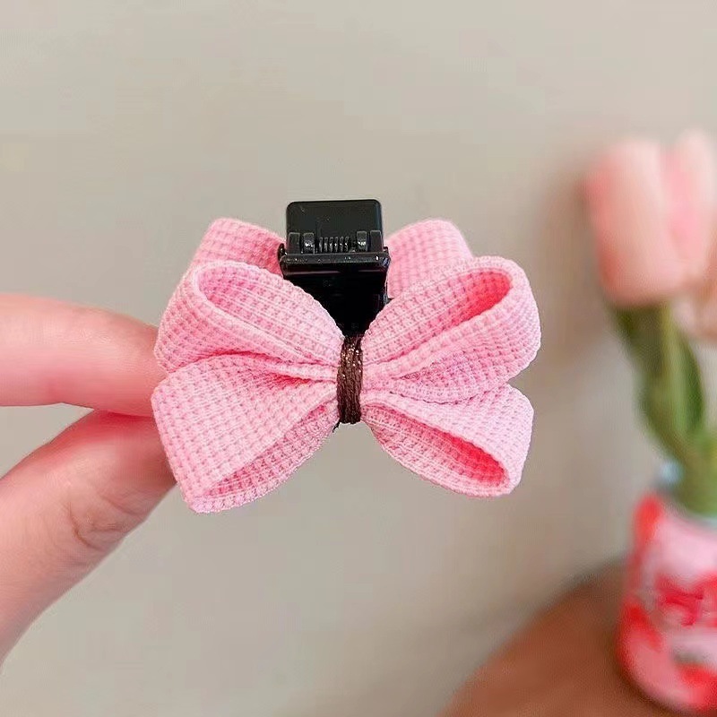 1ชิ้น คลิปโบว์ขนาดเล็กหวานและน่ารักสําหรับเด็กหน้าม้ากิ๊บติดผมหน้าผากกิ๊บผมหักกิ๊บติดผมเจ้าหญิงด้านข้างคลิป หมวก - รูปที่ 5