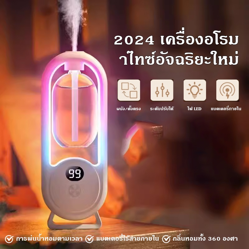 ซื้อ (สินค้าคุณภาพ💯)เครื่องพ่นน้ำหอมอัตโนมัติในห้อง ฟอกอากาศ ชาร์จ USB น้ําหอมปรับอากาศในห้อง เครื่องฟอกอากาศอัตโนมัติ