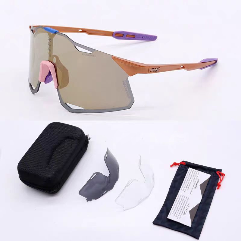 แว่นตาขี่จักรยานจักรยานจักรยาน Shades แว่นตากันแดด HD Visual Anti-glare UV400 แว่นตากีฬากลางแจ้ง