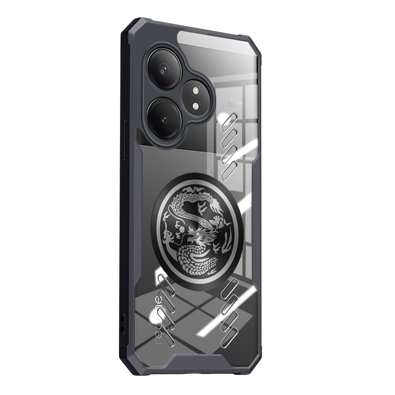 Dragon Totem Graphene Cooling เคสโทรศัพท์โปร่งใสสําหรับ OPPO Realme GT 6 GT Neo 6 5 SE 5 Pro 5G การกระจายความร้อนกรณีกันกระแทก TPU Protector ฝาครอบปลอก ราคา ถูกที่สุด ดีลบีเคเค แกลเลอรีภาพที่ 9