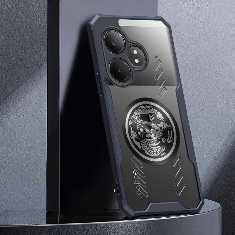 Dragon Totem Graphene Cooling เคสโทรศัพท์โปร่งใสสําหรับ OPPO Realme GT 6 GT Neo 6 5 SE 5 Pro 5G การกระจายความร้อนกรณีกันกระแทก TPU Protector ฝาครอบปลอก ราคา ถูกที่สุด ดีลบีเคเค