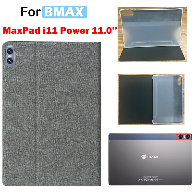 กางเกงยีนส์ผ้า PU หนังสําหรับ BMAX MaxPad I11 Power 11 นิ้ว 2024 ฝาครอบ BMAX Max-Pad i 11 Power 11.0 กรณีพลิกขาตั้งพับได้