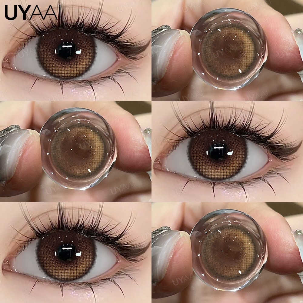 【ใหม่】UYAAI คอนแทคเลนส์สี Miracle Night Series คอนแทคเลนส์ 14.2 มม. 2 ชิ้น/คู่