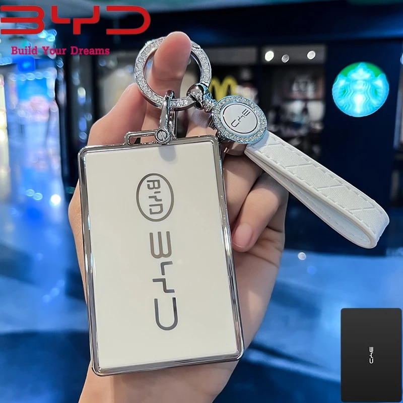 Byd NFC TPU ฝาครอบกุญแจรถสําหรับ BYD ATTO 3/Dolphin/ซีล/ปลาฉลาม BYD Auto EV key Case Keyless สมาร์ท Entry key