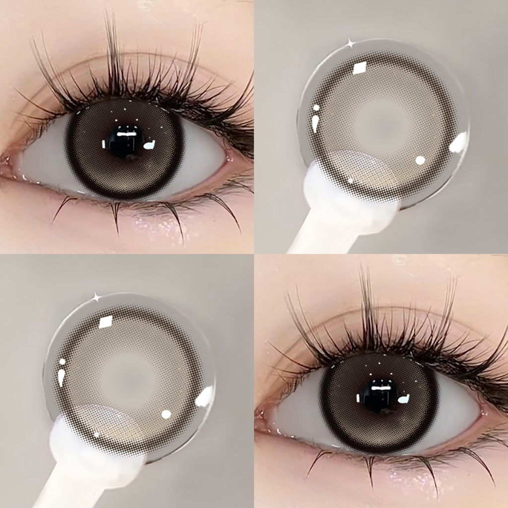 one Day แบบใช้แล้วทิ้งUYAAI x FRESHLADY 0.0~-6.00 คอนแทคเลนส์สีธรรมชาติ 2 ชิ้น/คู่ คอนแทคเลนส์ 14.2 