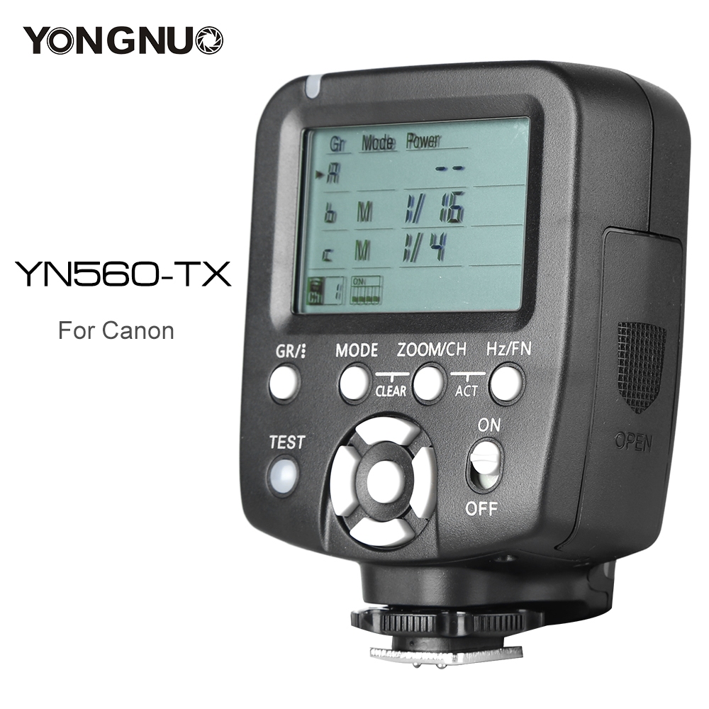 Yongnuo YN560-TX II คอนโทรลเลอร์แฟลชไร้สายวิทยุชัตเตอร์สําหรับ YN560 III YN560 IV Speedlite แฟลช