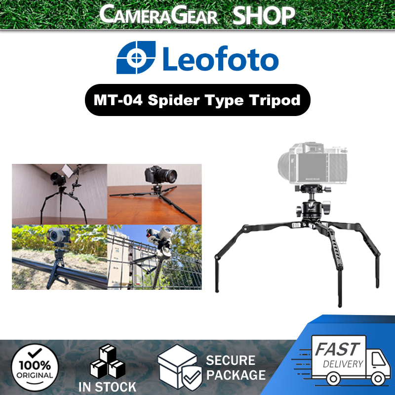 Leofoto MT-04 Desk Tripod Folding Aluminum Mini Tripod Camera Accessories