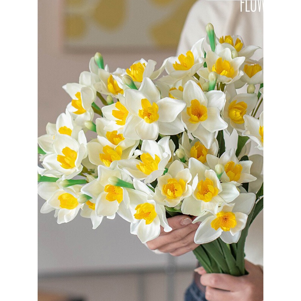 ดอกไม้จําลองนาร์ซิสซัส, ห้องนั่งเล่นและการจัดดอกไม้โต๊ะอาหาร, ดอกไม้ประดิษฐ์ตกแต่งบ้าน