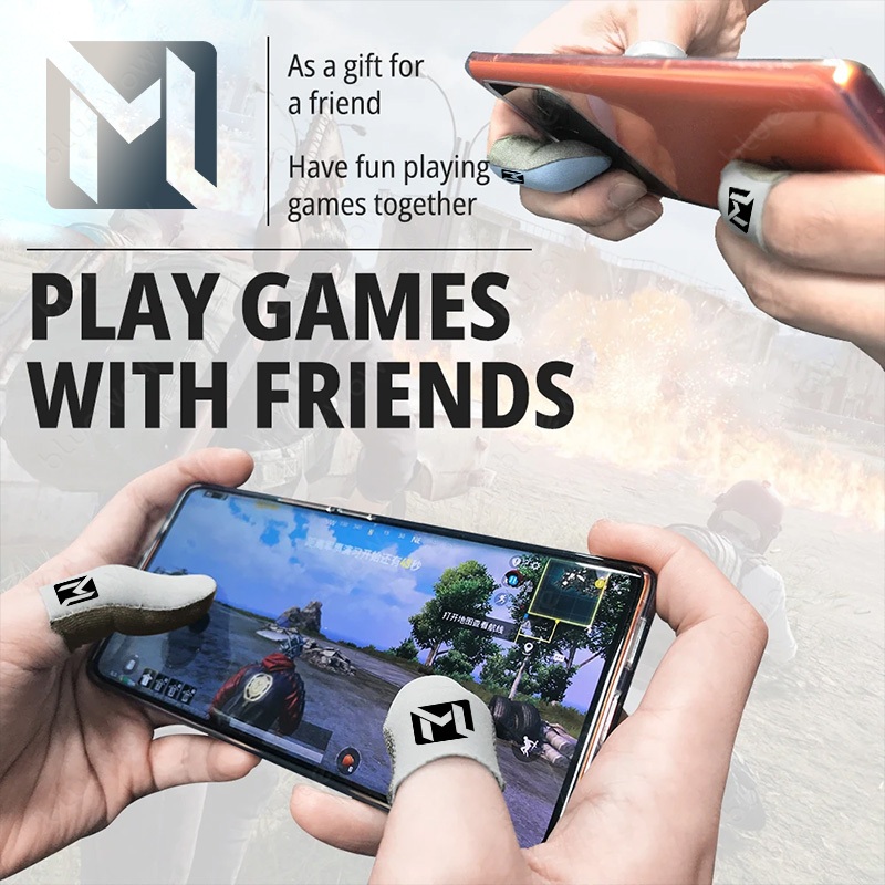 BlueWow เกมถุงมือเล่น MLBB กันเหงื่อทัชสกรีน สไตล์ไอซ์ไนล์ สามารถซักได้ ถุงมือป้องกันระดับพรีเมียม
