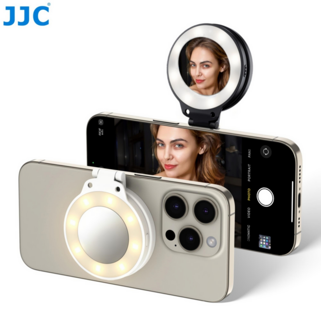 JJC MagSafe ไฟเซลฟี่ LED แบบแม่เหล็ก สําหรับ Apple 15 14 13 12 Pro Max Plus Mini SmartPhone JJC MSG-