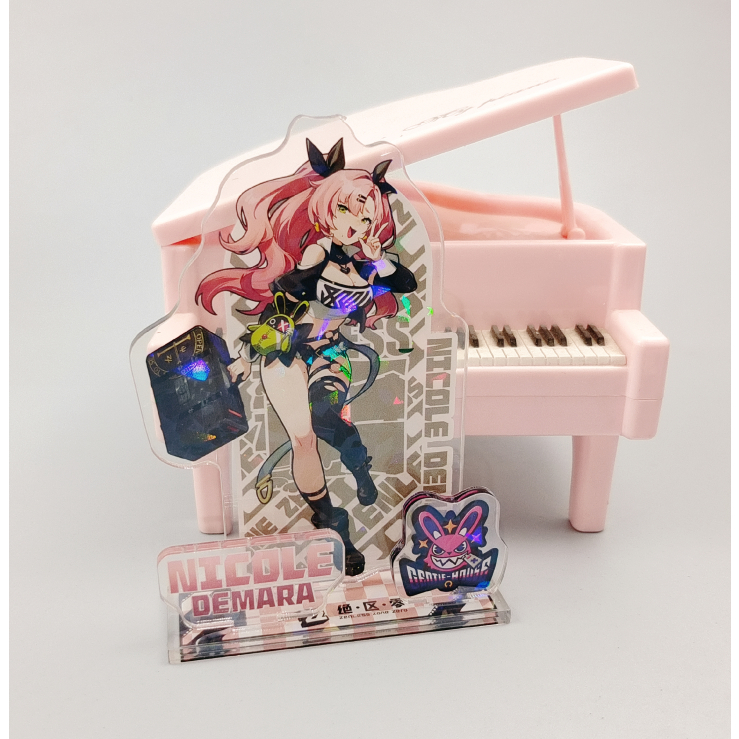 Zenless Zone Zero Acrylic Laser Three Stick standee DIY ชุดเกม E4ID