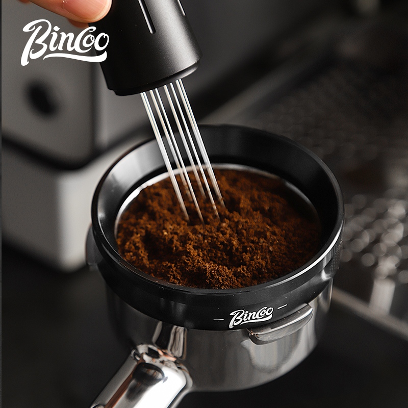 Bincoo เครื่องชงกาแฟ Magnetic Powder รับแหวน Anti-flying Powder Catcher อิตาเลี่ยนกาแฟภาชนะ 51/58 มม.
