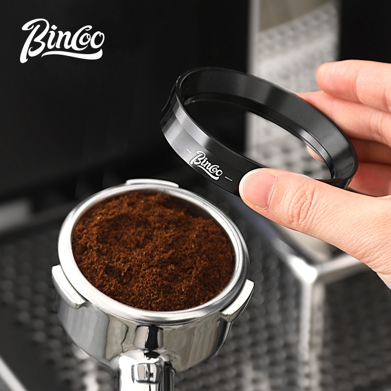 Bincoo เครื่องชงกาแฟ Magnetic Powder รับแหวน Anti-flying Powder Catcher อิตาเลี่ยนกาแฟภาชนะ 51/58 มม.
