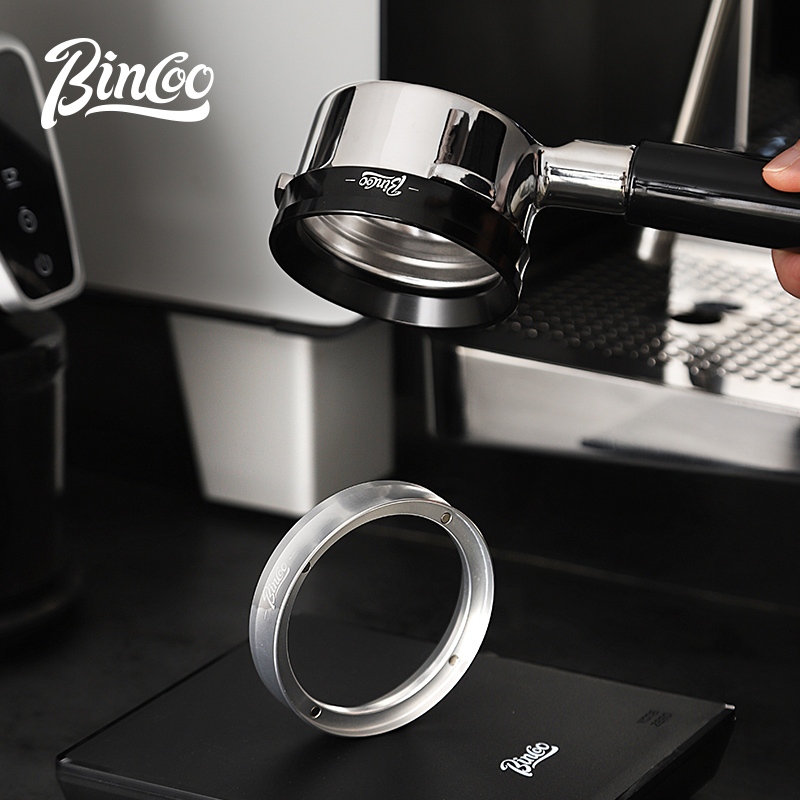 Bincoo เครื่องชงกาแฟ Magnetic Powder รับแหวน Anti-flying Powder Catcher อิตาเลี่ยนกาแฟภาชนะ 51/58 มม.