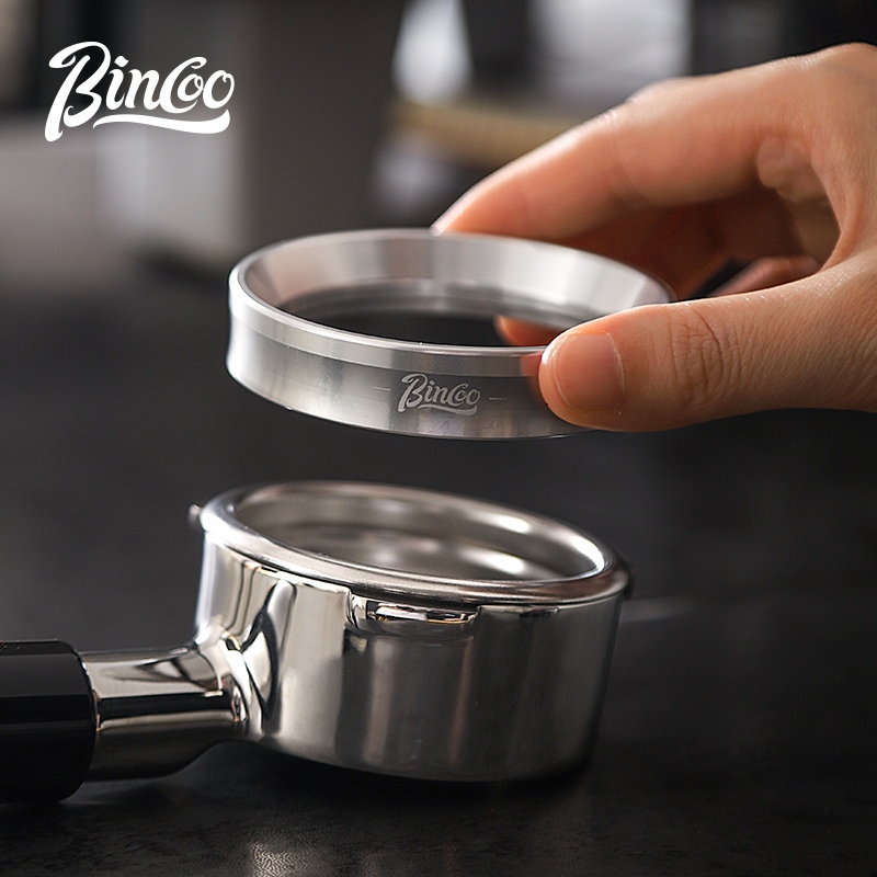 Bincoo เครื่องชงกาแฟ Magnetic Powder รับแหวน Anti-flying Powder Catcher อิตาเลี่ยนกาแฟภาชนะ 51/58 มม.