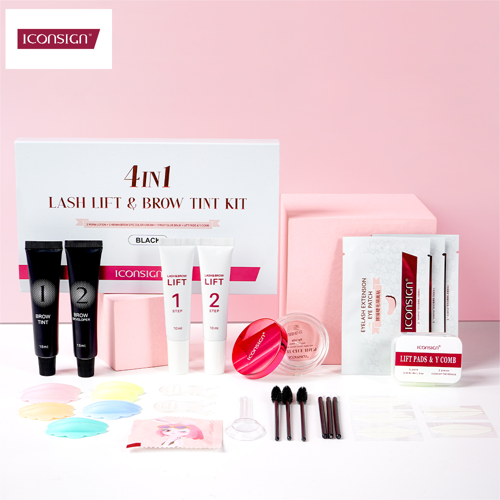 ICONSIGN 4 IN 1 Lash Lift And Brow Tint Kit สร้างคิ้วและขนตาพิเศษของคุณเองดู