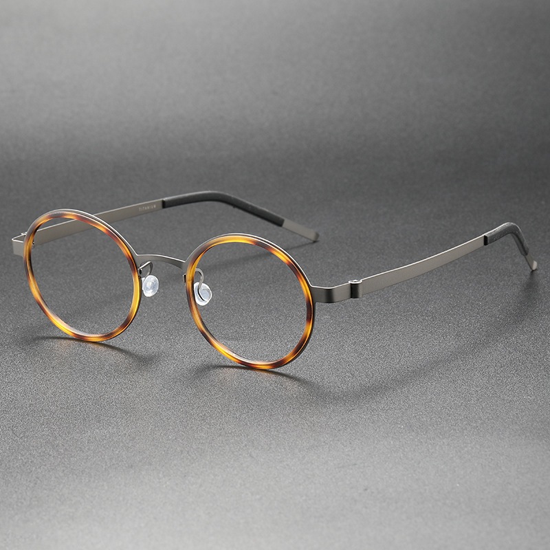 แฟชั่น Ultralight TR ไทเทเนียมกรอบแว่นตาสําหรับผู้ชายผู้หญิงรอบกรอบแว่นตา Unisex 9707