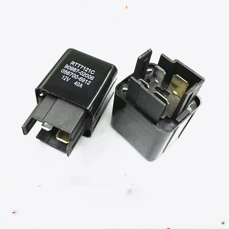 รีเลย์ RTT7121 12V40A 4-Pin สามารถใช้ในหัวรถจักร Anti-Theft Reversing Radar Wiper เครื่องปรับอากาศรี