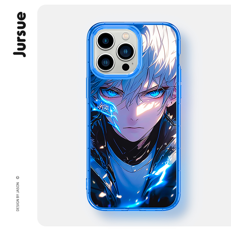 Jursue น่ารักตลกความงามกันกระแทกสําหรับ iPhone 16 15 14 13 12 11 Pro Max SE 2020 X XR XS 8 ip 7 Plus