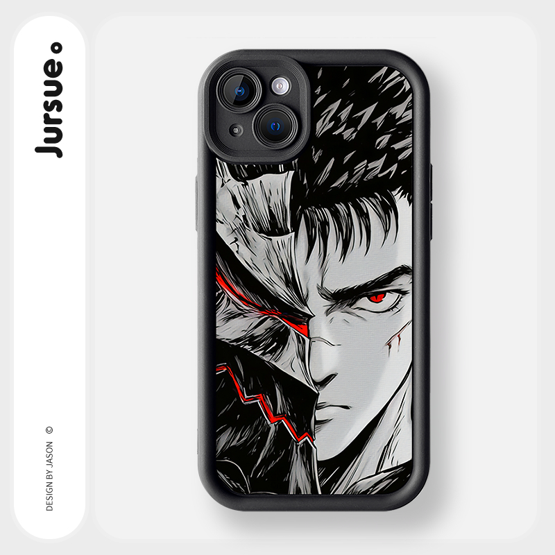JURSUE เคสไอโฟน เคสซิลิโคนนุ่มกันกระแทกการ์ตูนอนิเมะตลก เคสโทรศัพท์  for iPhone 16 15 14 13 12 11 Pro Max SE 2020 X XR XS 8 7 Plus พลัส Y5262Q