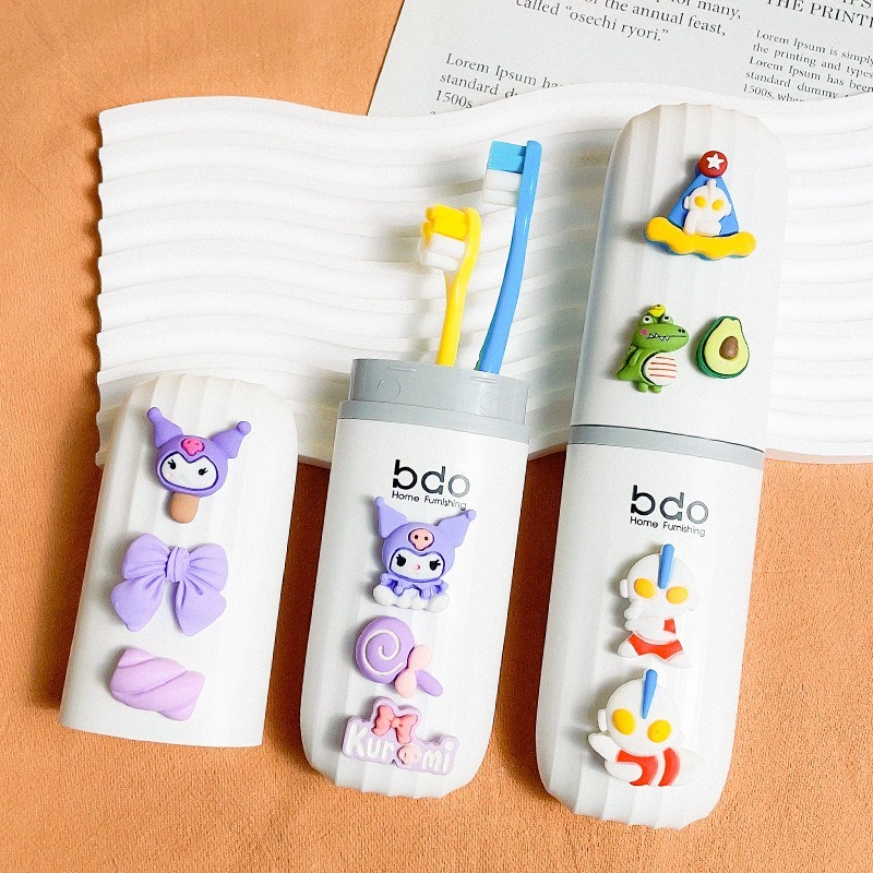 DDhome กล่องเก็บแปรงสีฟัน ยาสีฟัน แบบพกพา สําหรับเดินทาง