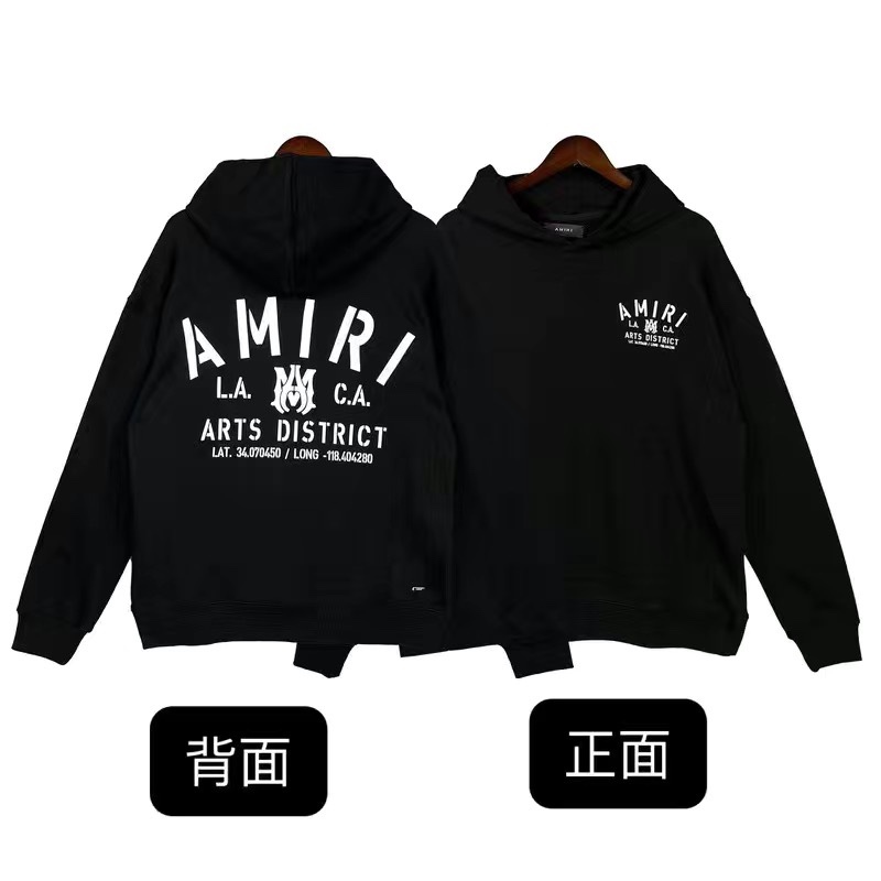 เสื้อฮู้ดใหม่ของ Amiri ดีไซน์ unisex พิมพ์ลาย