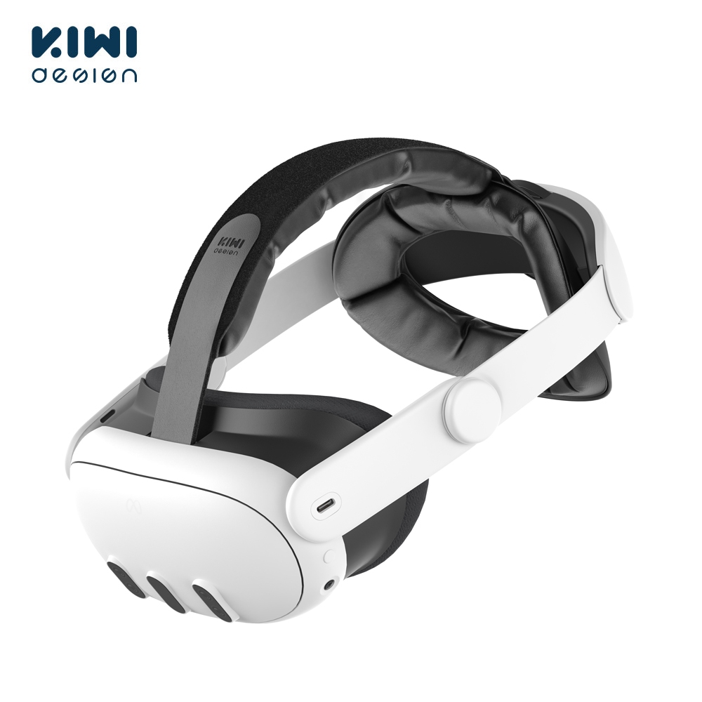 Kiwi design K4 Comfort Head Strap เข้ากันได้กับ Quest 3/Quest 3S Elite Strap VR Accessories