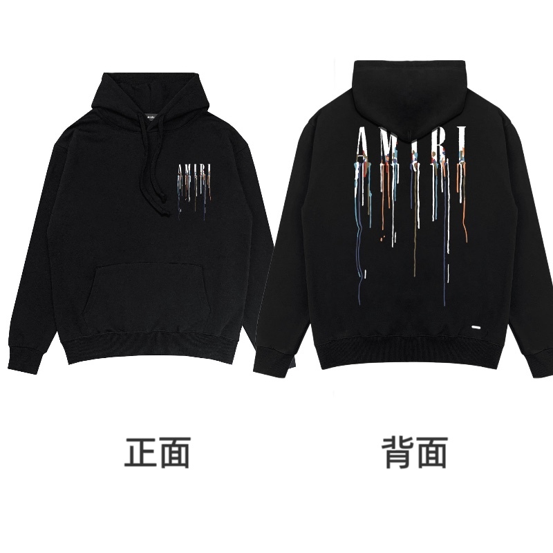 เสื้อฮู้ดใหม่ของ Amiri ดีไซน์ unisex พิมพ์ลาย