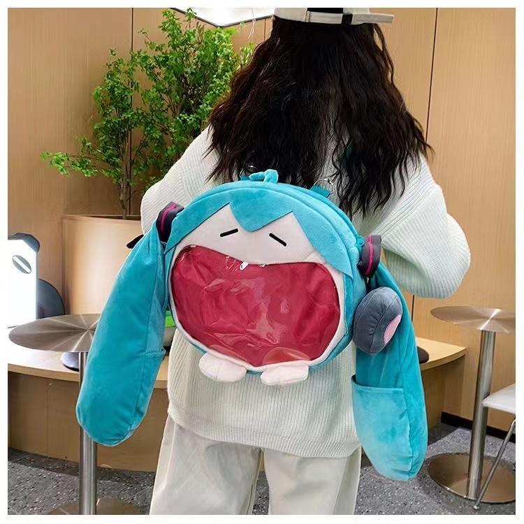 【จัดส่งจากประเทศไทย】 พร้อมส่ง 2024 ใหม่ miku hatune miku Future Data Bag กระเป๋าตุ๊กตาการ์ตูน