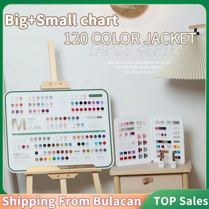 [แผนภูมิใหญ่+เล็ก] Xpmarket 15ml ชุดยาทาเล็บ 120 สี เหมาะสําหรับร้านทําเล็บที่มีแผนภูมิใหญ่+เล็ก+ที่