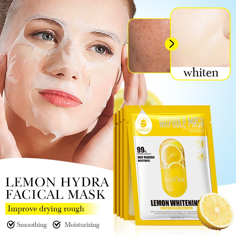 SADOER Orange VC Blueberry Collagen Lemon Pomegranate Fruit Moisturizing Nourishing Mask Moisturizing Mask มาส์กให้ความชุ่มชื้น — صورة 7