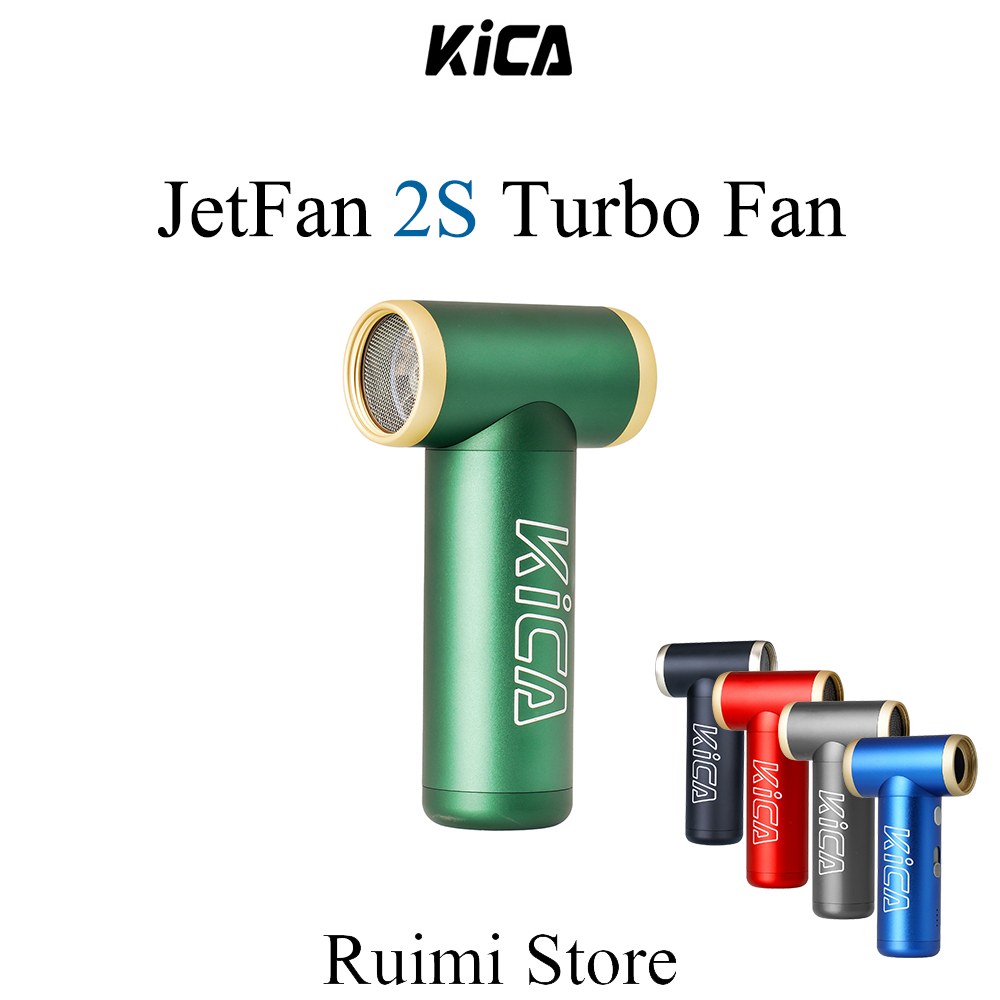 KICA JetFan 2S Turbo Fan พัดลมขนาดเล็กขนาดเล็กแบบพกพาพัดลมมือถือกลางแจ้งแบบพกพา