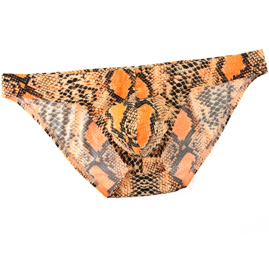 กางเกงในชายหายใจกางเกงแฟชั่นพิมพ์กางเกงเอวต่ําชุดชั้นในสามเหลี่ยม