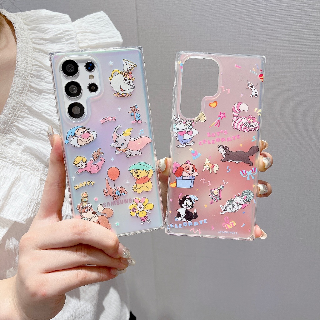 ดิสนีย์ การ์ตูนน่ารัก ซองโทรศัพท์ Samsung Galaxy S26 Ultra S25 Ultra S25 S24 FE S24 Ultra S24 Plus S24 S23 Ultra S23 Plus S23FE S22Ultra S26 Plus S26 A52 A53 A54 A55 A14 A15 A23 A34 A55 5G Case เคสโทรศัพท์ใหม่ สองด้าน IMD ป้องกันการตก เคสมือถือซัมซุง