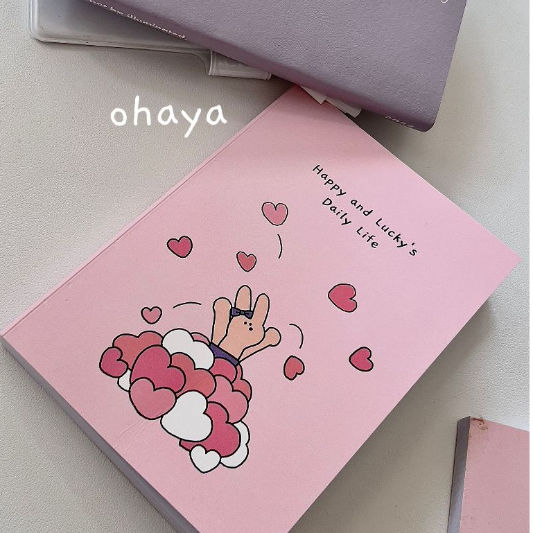 โอยา | ชีวิตประจําวันภาพประกอบ สมุดบันทึก รายเดือน แผนรายสัปดาห์ ไดอารี่ สมุดบันทึกอารมณ์ คู่มือ