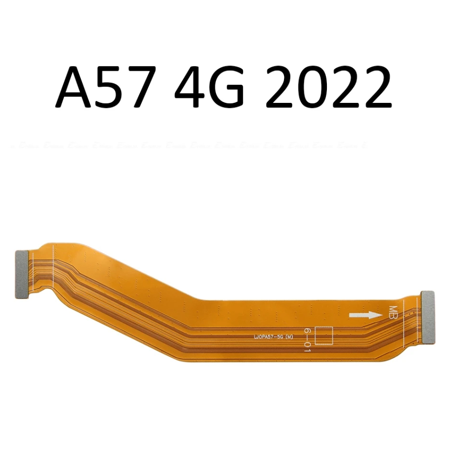 บอร์ดหลักเมนบอร์ดเมนบอร์ดตัวเชื่อมต่อ LCD Flex Cable สําหรับ OPPO A57 2022 4G 5G