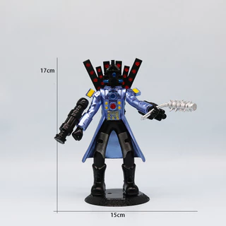 Skibidi โมเดลฟิกเกอร์ รูปนักร้องช่างกล้อง Titan Drill Man สําหรับตกแต่งบ้าน ห้องน้ํา