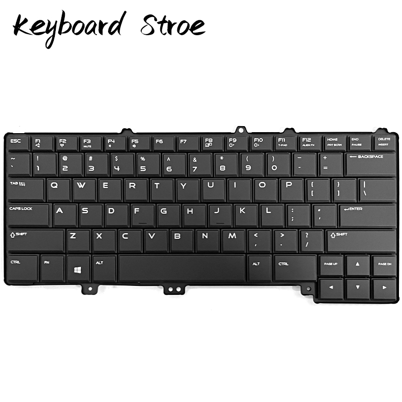 สําหรับ Dell Alienware 13 R1 13 R2 P56G Alienware 15 R1 15 R2 P42F แป้นพิมพ์แล็ปท็อป
