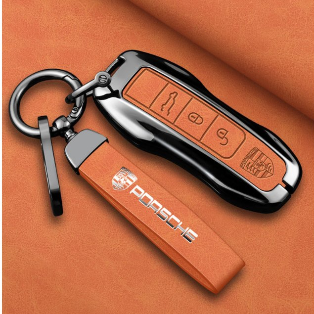 ใหม่ เคสกุญแจรีโมตรถยนต์ อุปกรณ์เสริม สําหรับ Porsche Panamera 911 992 Carman Taycan Macann Bobst Cayenne 970 981 991 996 92A 2017 ของแต่งรถยนต์ พวงกุญแจ