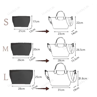 พร้อมส่ง For Longchamp กระเป๋าจัดระเบียบเครื่องสําอาง แบบพกพา สําหรับ ที่จัดระเบียบกระเป๋า กระเป๋า