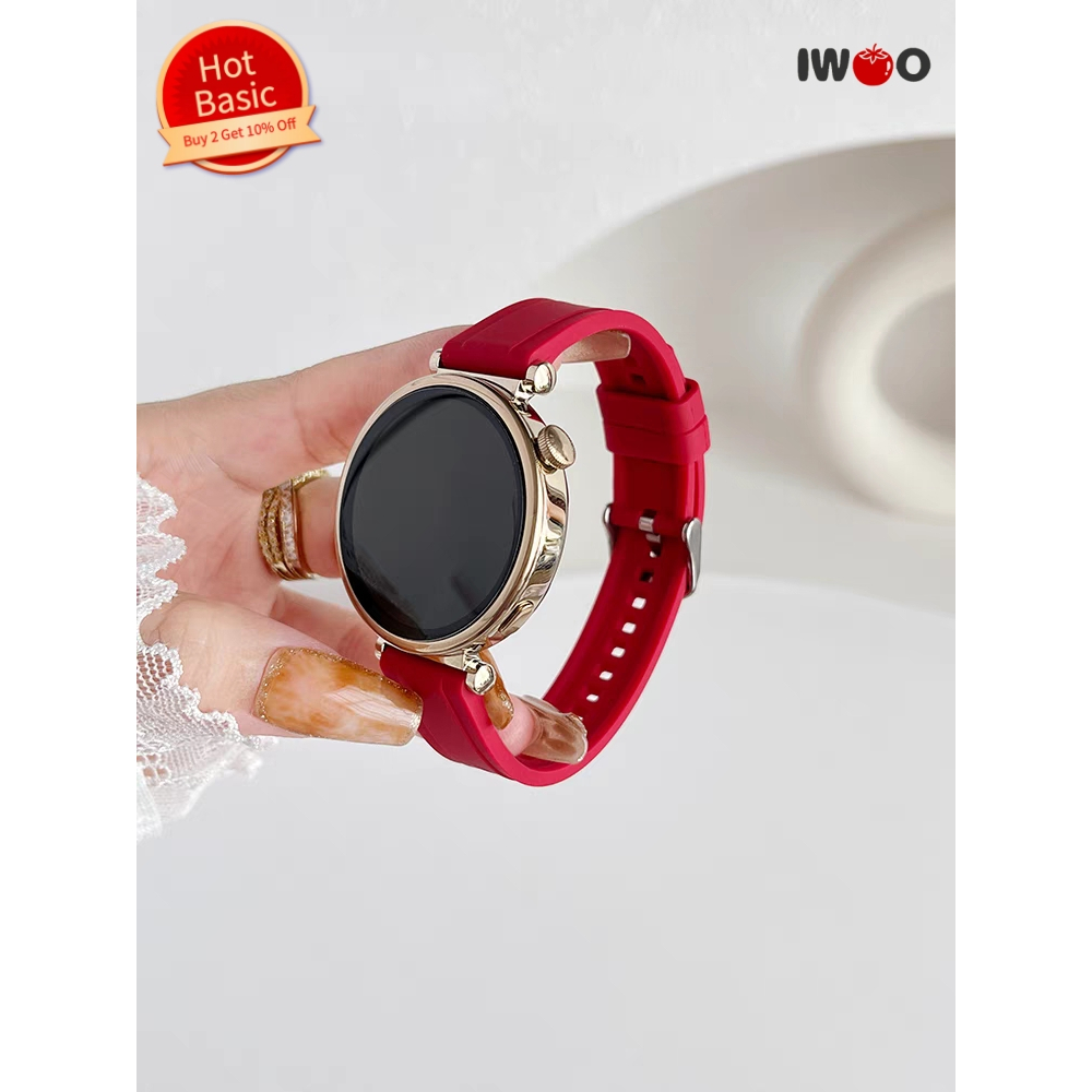 18 มม.สําหรับ Huawei Watch GT6 GT5 GT4 41 มม./Garmin Venu 3s/2S/265S สายรัดทดแทน