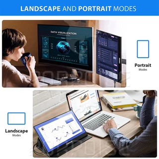 DITU 15.6 "นิ้วUltra Slim LED Portable monitor Full HDหน้ าจอจอแสดงผลแบบพกพา Gaming 60hz monitor 1920*1080P จอแสดงผลIPS HDMIสําหรับแล็ปท็อป/โทรศัพท์/ps4/pc/Xbox
